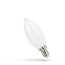SpectrumLED E14 LED izzó 6W 2700 Kelvin-gyertya formájú 55W-ot kiváltó-opál fehér filament LED izzó opál (SPE-WOJ14392) E14 SpectrumLED E14 LED izzó 6W 2700 Kelvin-gyertya formájú 55W-ot kiváltó-opál fehér filament LED izzó opál (SPE-WOJ14392) E14